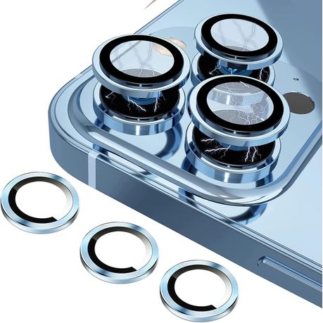 Camera Lens Protector Compatible With IPhone 13 Pro Max -Blue Image