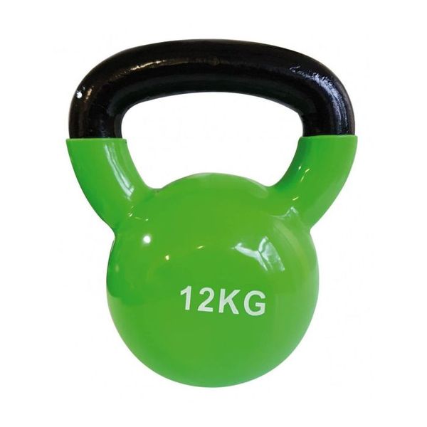 Vinyl-Coated 12kg Kettlebells