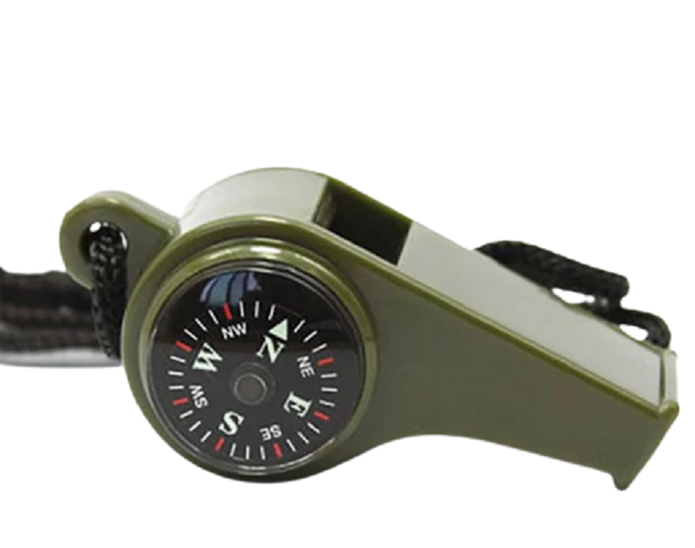 3 in 1 Outdoor Survival Whistle with Compass and Thermometer