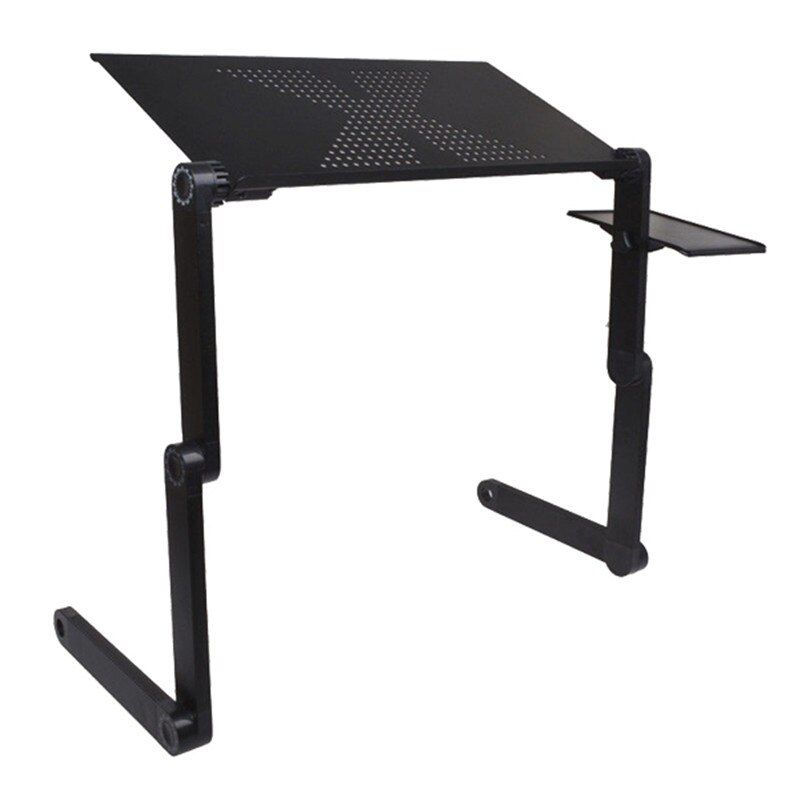 Folding Laptop Desk Aluminum Computer Desk Stand for Bed SD Shop
