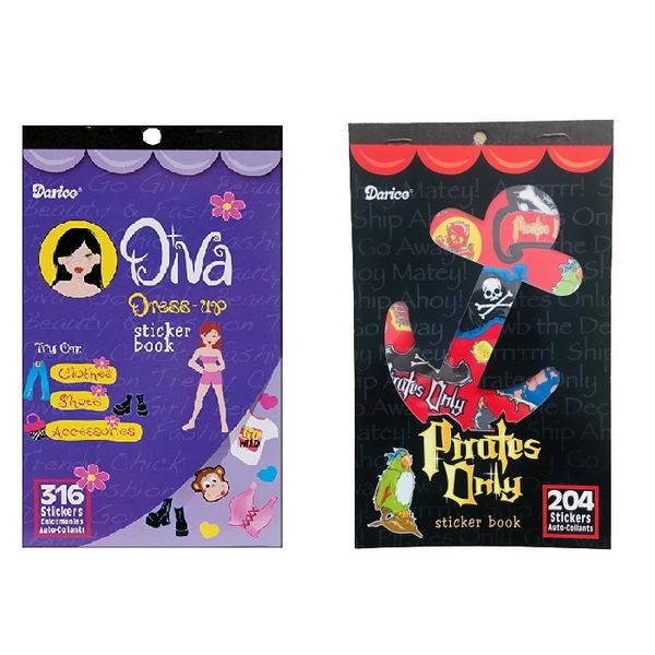 Diva &amp; Pirate Book Set - (520 Stickers)