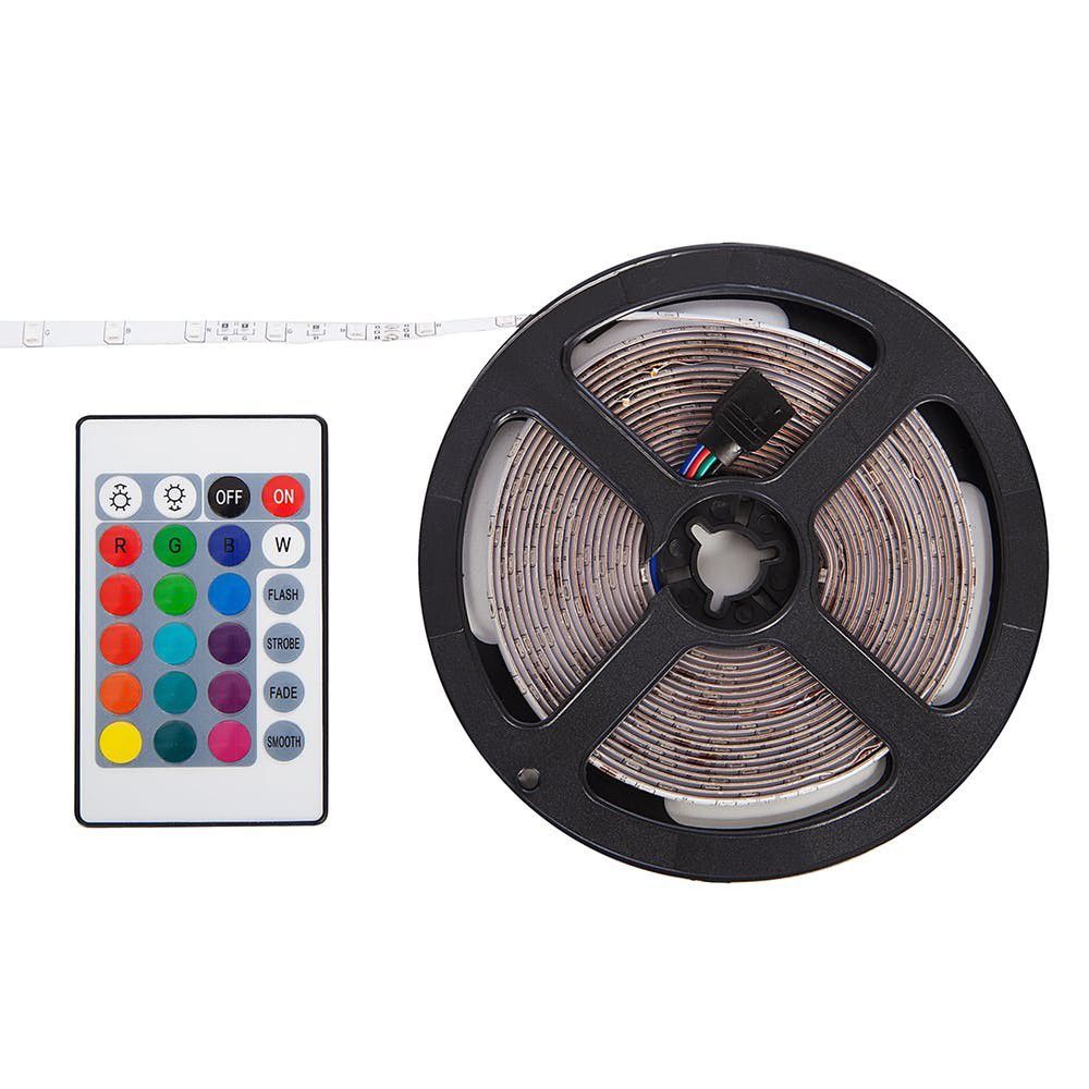 5m Usb Input Rgb Led Light Strip 4 Light Modes Safety Combo And Controller Shop Today Get It 