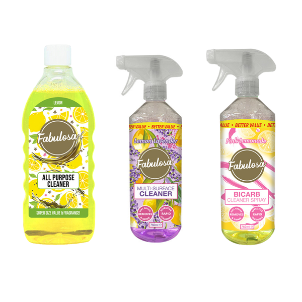Fabulosa Cleaning 3 Pack Bundle D