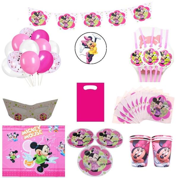 Minnie Mouse Party in a Box - 72 Piece