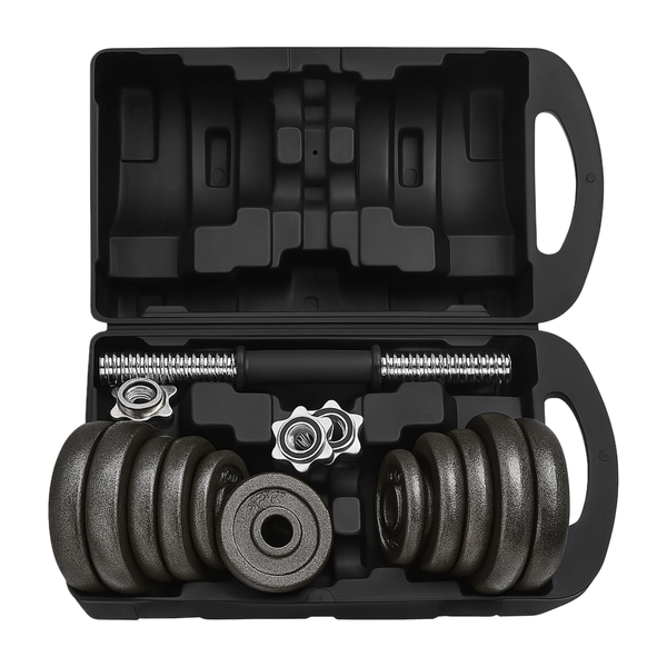 20kg Cast Iron Dumbbell Set - Home Gym, Durable