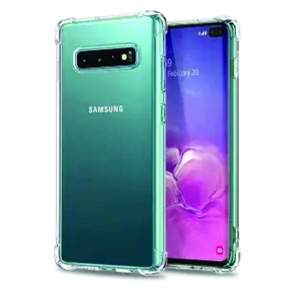 Shockproof TPU Gel Cover Samsung Galaxy S10 | Clear