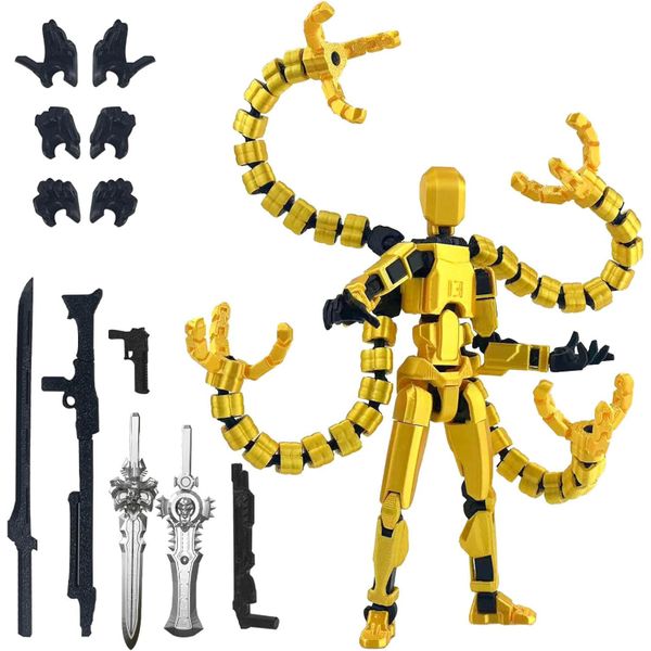3D Printed Toys Robo 13 Action Figure, Assembly Completed