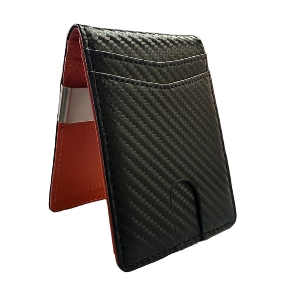 Multifunction Slim Wallet with 12 Card Holder and RFID Blocking Front