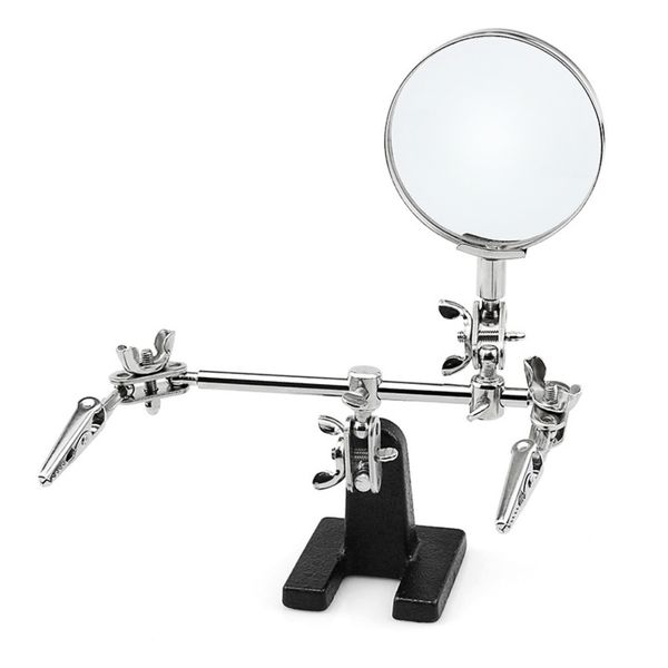 5X Helping Hand Soldering Stand Magnifier Magnifying Glass