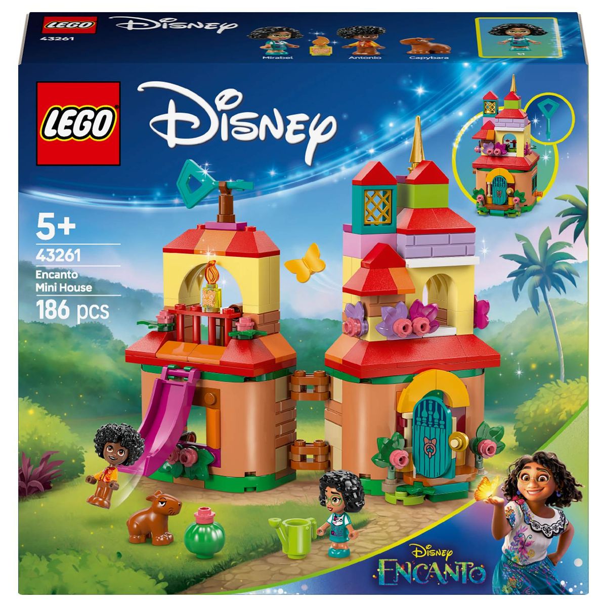 LEGO - Disney Encanto Mini House Building Toy for 5 Plus Year Old Girls ...