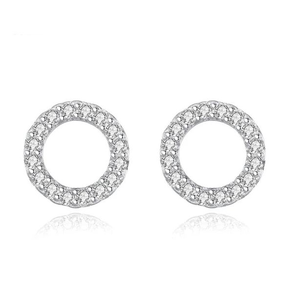 Women Silver 925 Sterling Silver Stud Earrings
