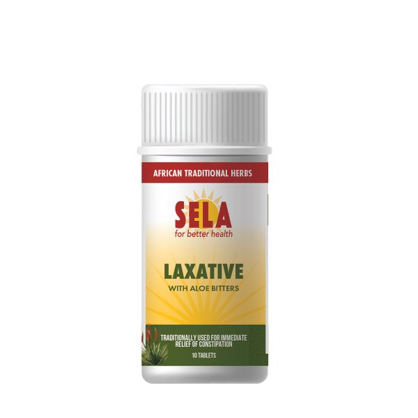 SELA Laxative Capsules Natural Herbs with Aloe Bitters (10)