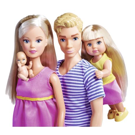 Boneca Steffi Love Happy Family Bonecas Acessorios Barbies