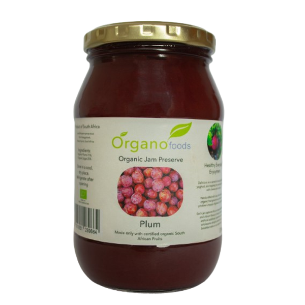 OrganoFoods Organic Plum Jam Preserve 375ml