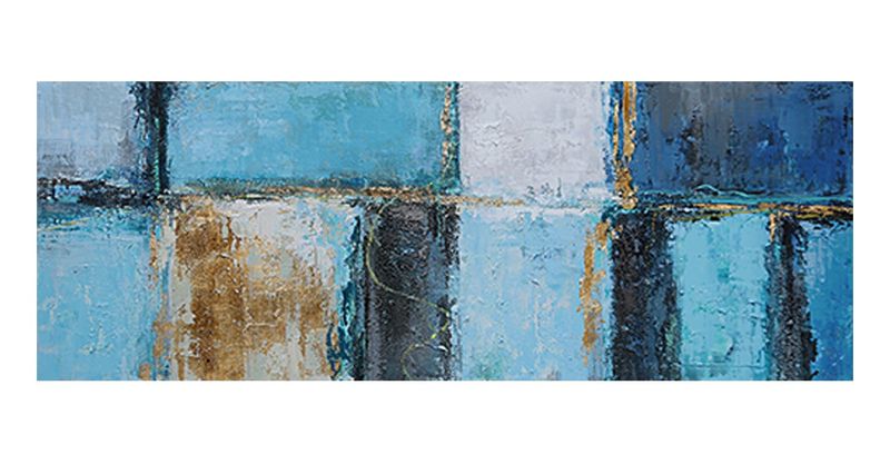 Sergio Stacked Blues Wall Art