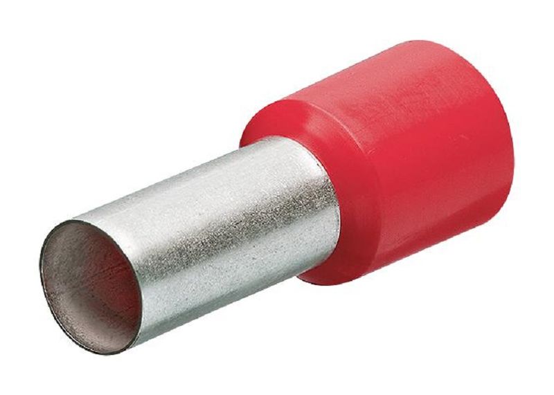 Knipex (97 99 332) Wire Ferrule, Single Wire, 17 AWG, 1 mm², 8 mm, Red