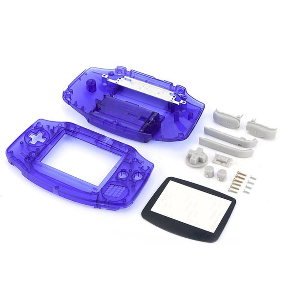 Blue Transparent GBA Shell