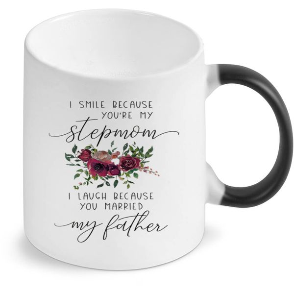 I Smile Because You're My Stepmom Color Changing Mug
