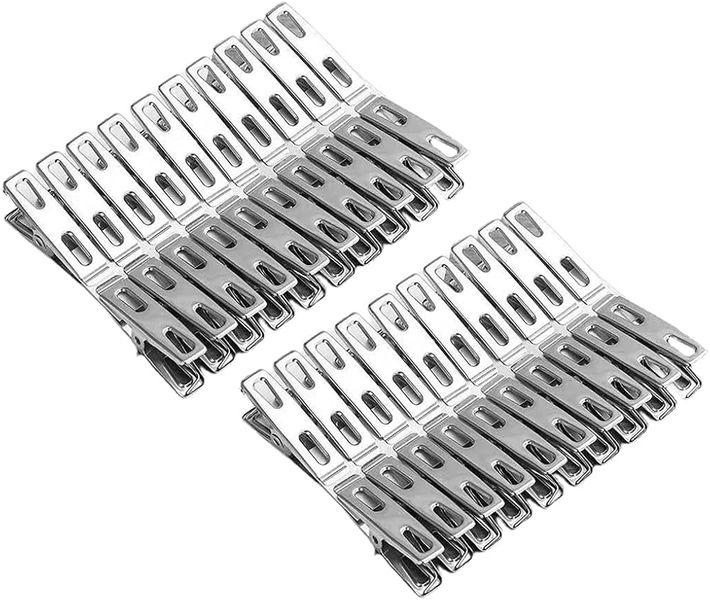 Stainless steel Clothes Pegs - Pack of 40