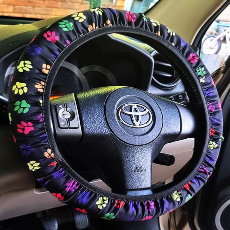  Pensura Vintage Daisy Flower Printed Steering Wheel Cover  Automotive Steering Car Covers Universal 15 Inch Car Accessories Women  Girls Gift : Automotive