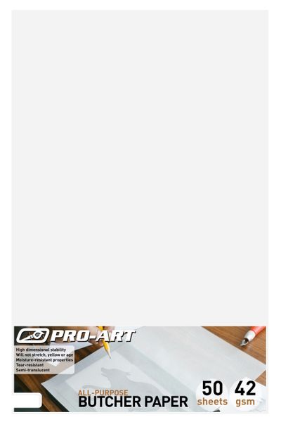 Pro-Art Butcher Paper 42gsm - A4 - 50 Sheets