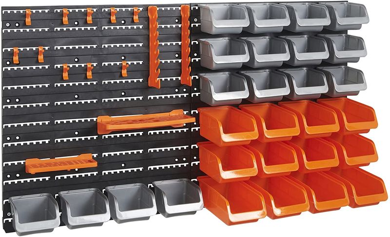 DIY-It Tool &amp; Store - 28 Box &amp; 13 Tool (Orange &amp; Grey)