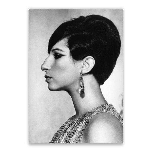 Barbra Streisand Side Profile Poster - A1