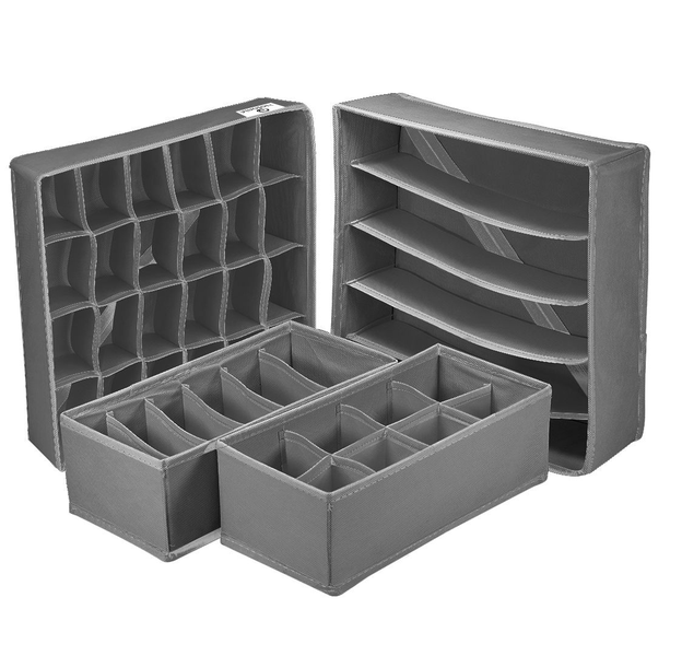 Underwear Organizer for a Drawer - Set of 4