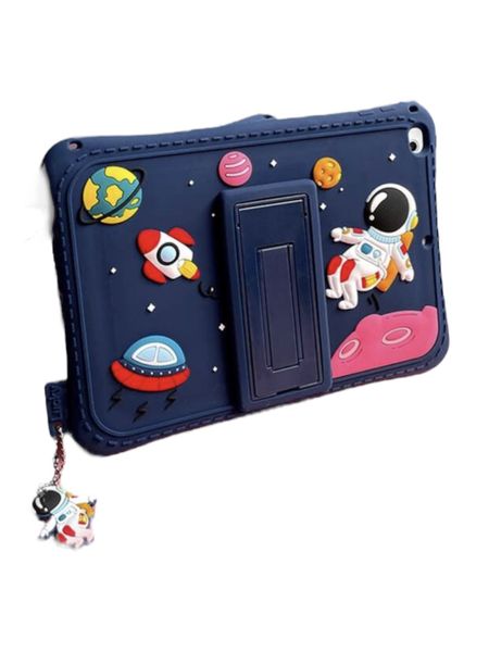 Astronaut Exploring Space Cartoon IPad Protective Case With Stand,