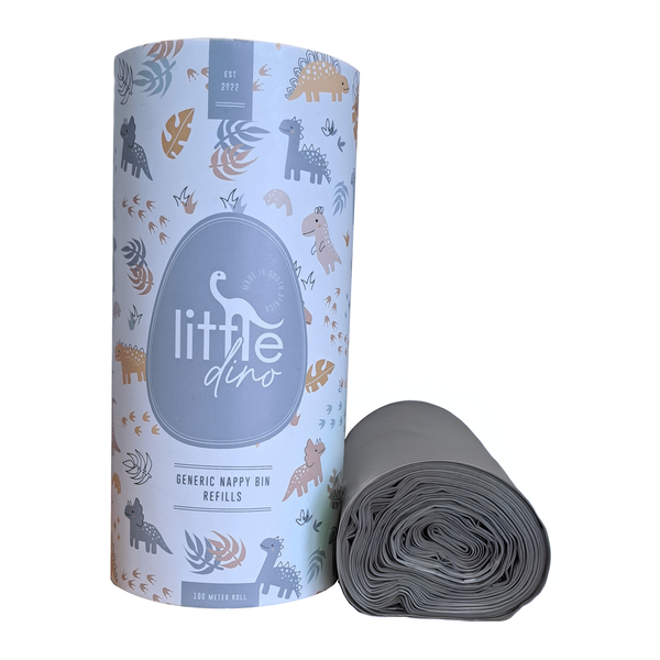 Nappy Bin Refill Kit - Littledino 100m Sleeve Kit (Economy Mega Roll)