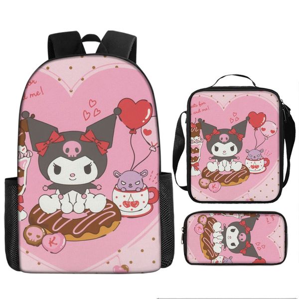 Lunch Box &amp; Pencil Case -Kuromi image