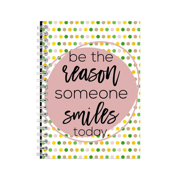 Reason A5 Notebook Spiral Lined Motivational Words Graphic Notepad Gift 135