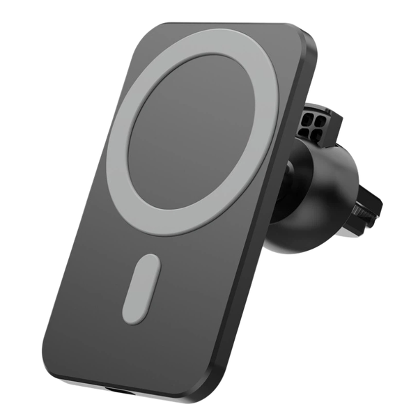 Compatible with Apple12 15W Magnetic Car Wireless Charger - Black