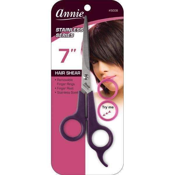 Ann05008 - Annie - Hair Shears 7" Purple - 4 Pack