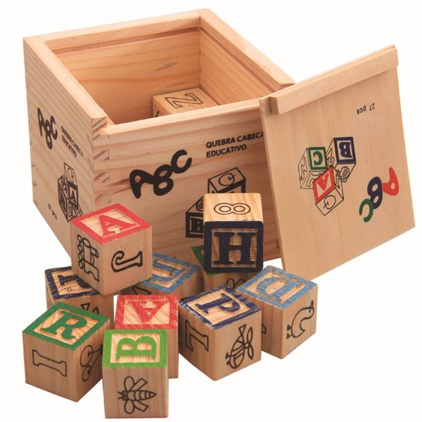 Yas-Wooden Educational Puzzle Preschool Practise Toy