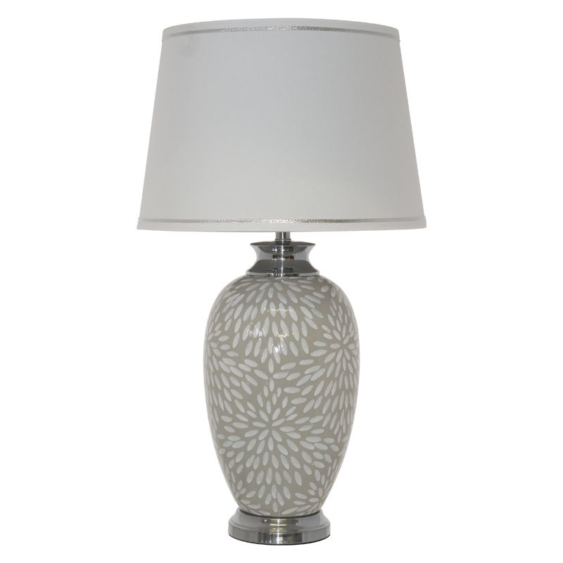 MC Beige / White Ceramic Lamp Shade Buy Online in South Africa