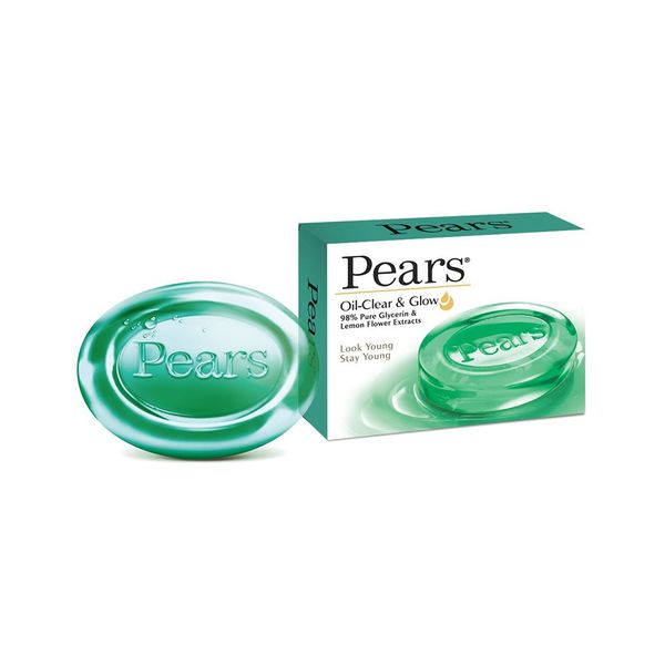 Pears Original Oil Clear &amp; Glow Soap with Lemon Flower Extracts (75g)