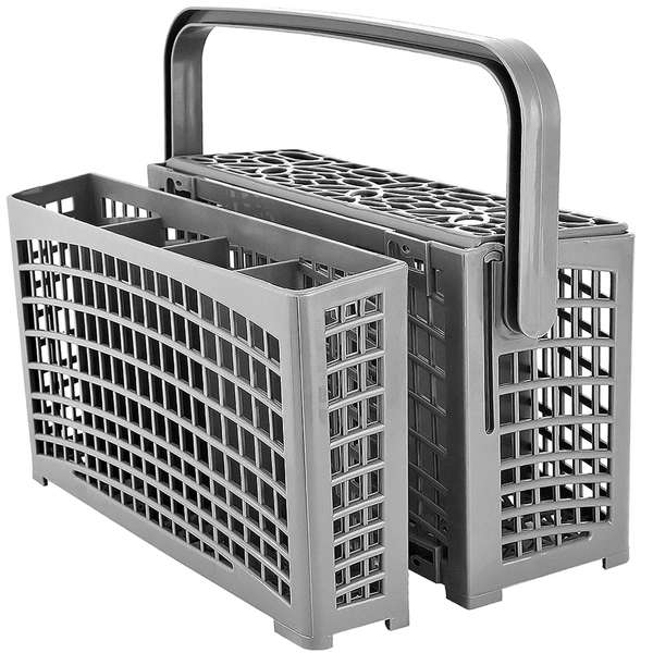 Cutlery Dishwasher Basket 2-in-1 Utensil Cutlery Basket with Handle