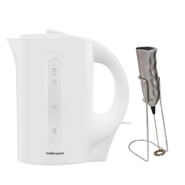 Mellerware - "Tugela" 1.7L Corded Kettle and Milk Frother