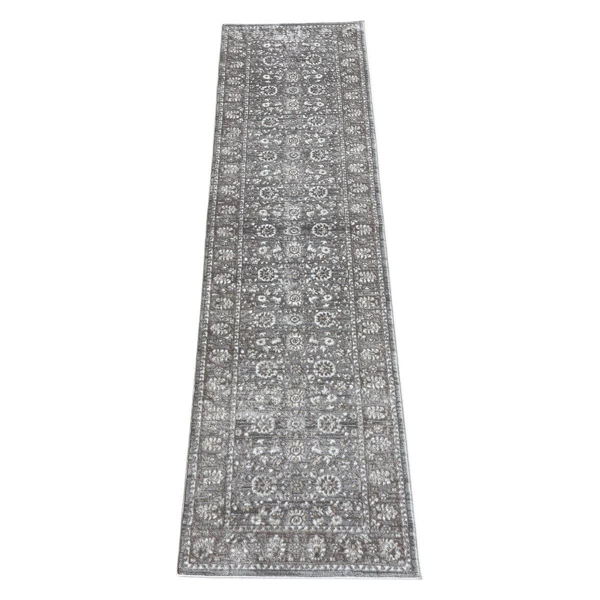 Classic Chobi Floral Brown & Grey Runner/Rug | Shop Today. Get it ...