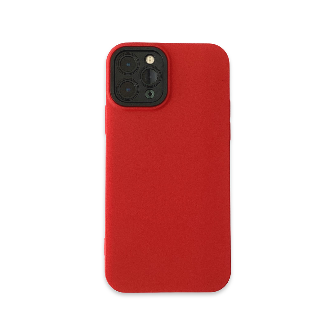 iphone 12 pro silicone case red