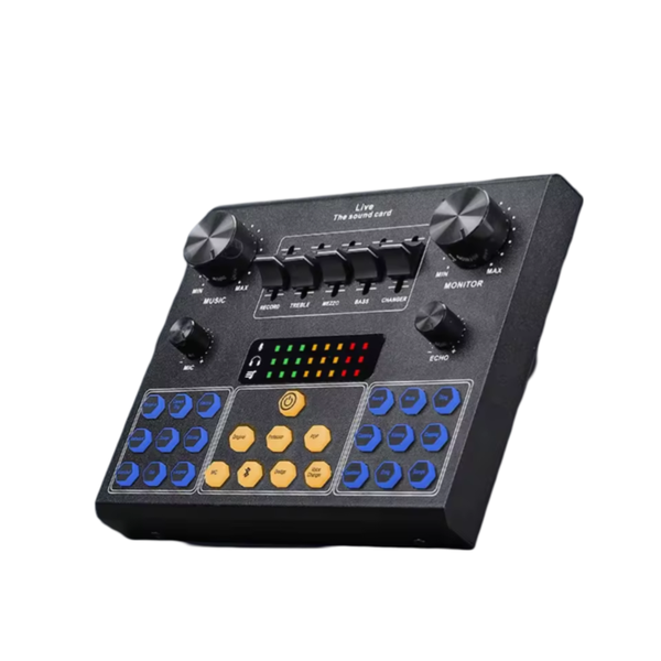 Professional PC V8 Sound Card Set - Studio Condenser Microphone