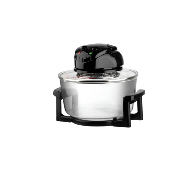 12L Cylindrical Halogen Oven With Adjustable Heat Temperature