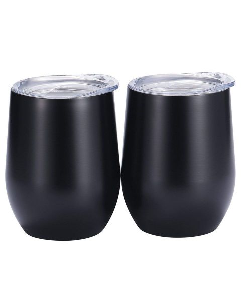 Hub's Double Wall Stainless Steel Stemless Insulated