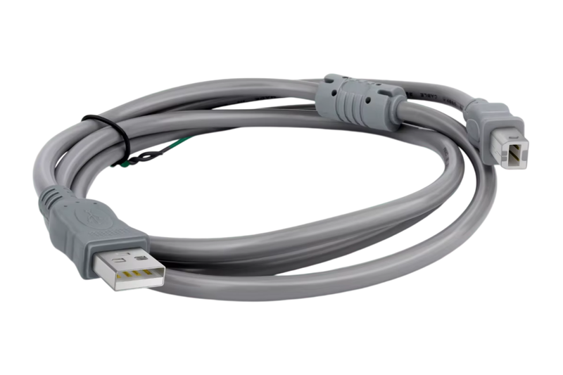 ZATECH High Quality USB-A to USB-B Printer Cable - 1.5 Meter - Grey