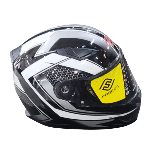 Faseed FS-816 Decal 7 Gloss Black Helmet