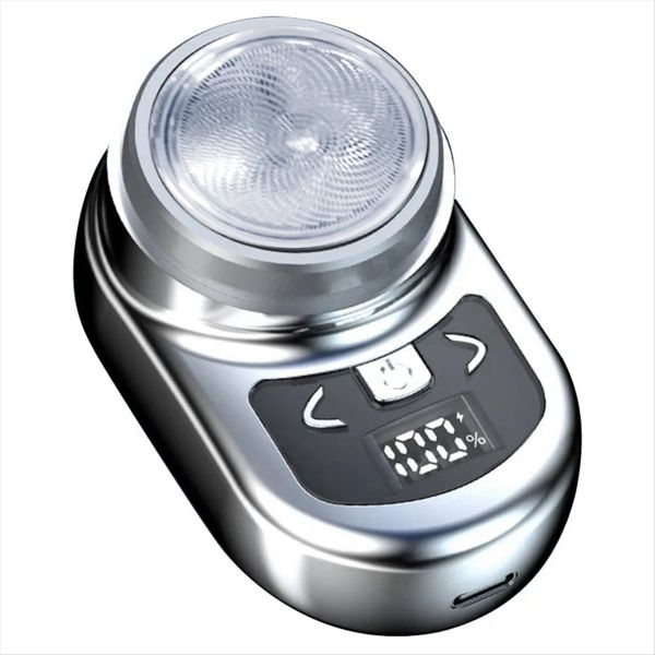 Portable Electric Shaver Pocket Shaving for Men Mini Beard Shaver LCD Power