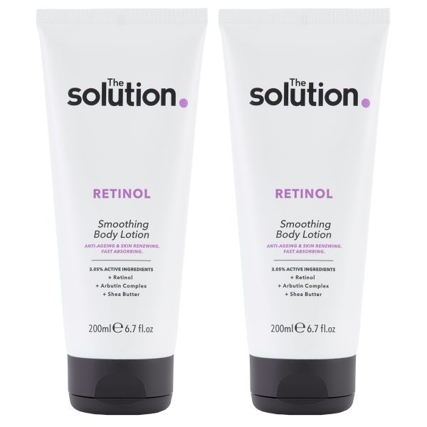 The Solution Retinol Smoothing Body Lotion 200ml x2