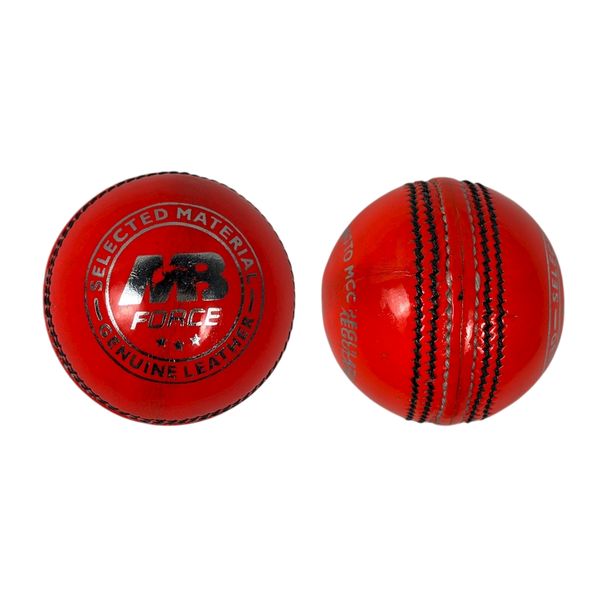 MB Malik Force Orange Cricket Ball - 156g