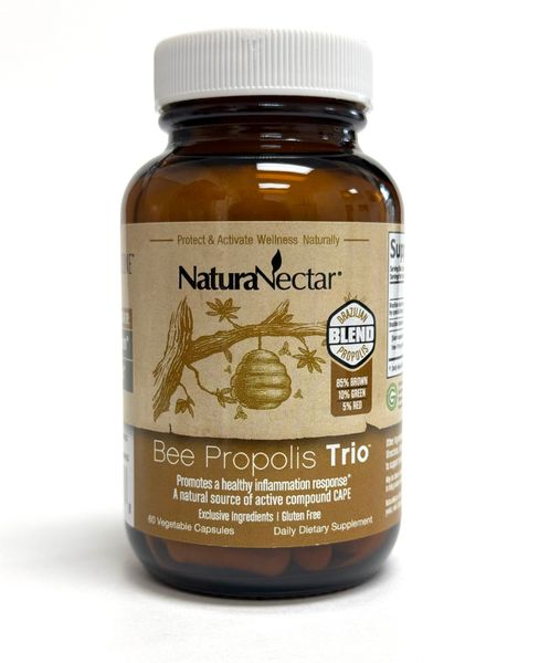 NaturaNectar - Bee Propolis Trio Capsules - 60 Capsules